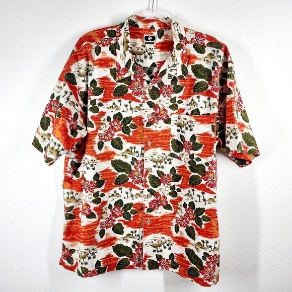GEAR HAWAIIAN SHIRT SLEEVE SHIRT - Picture 1 of 7